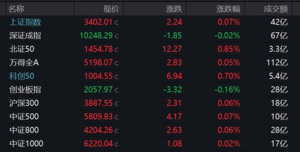 兴华配资 沪指微幅高开0.07% AI算力概念股活跃