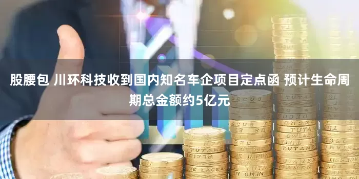 股腰包 川环科技收到国内知名车企项目定点函 预计生命周期总金额约5亿元