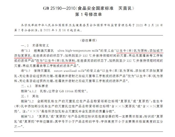 元配网 新规落地在即！今后“纯牛奶”必须100%生乳制造，一文读懂各种“奶”