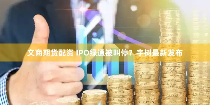 文商期货配资 IPO绿通被叫停？宇树最新发布